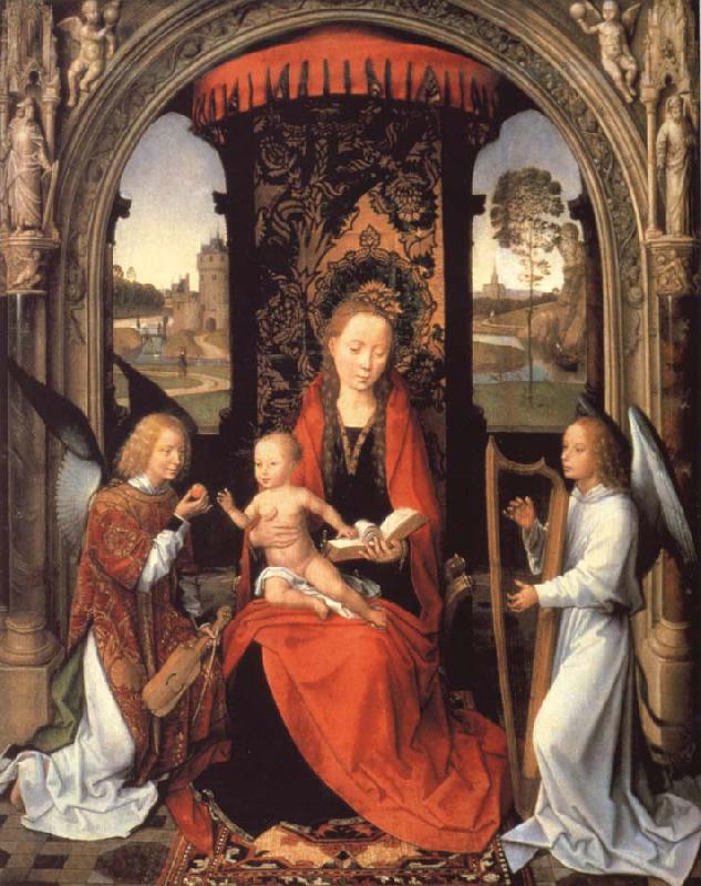 Hans Memling Madonna nad Child with Angels